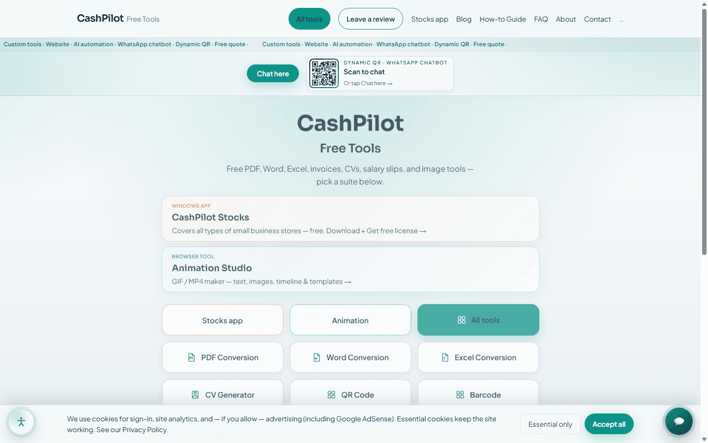 CashPilot Tools