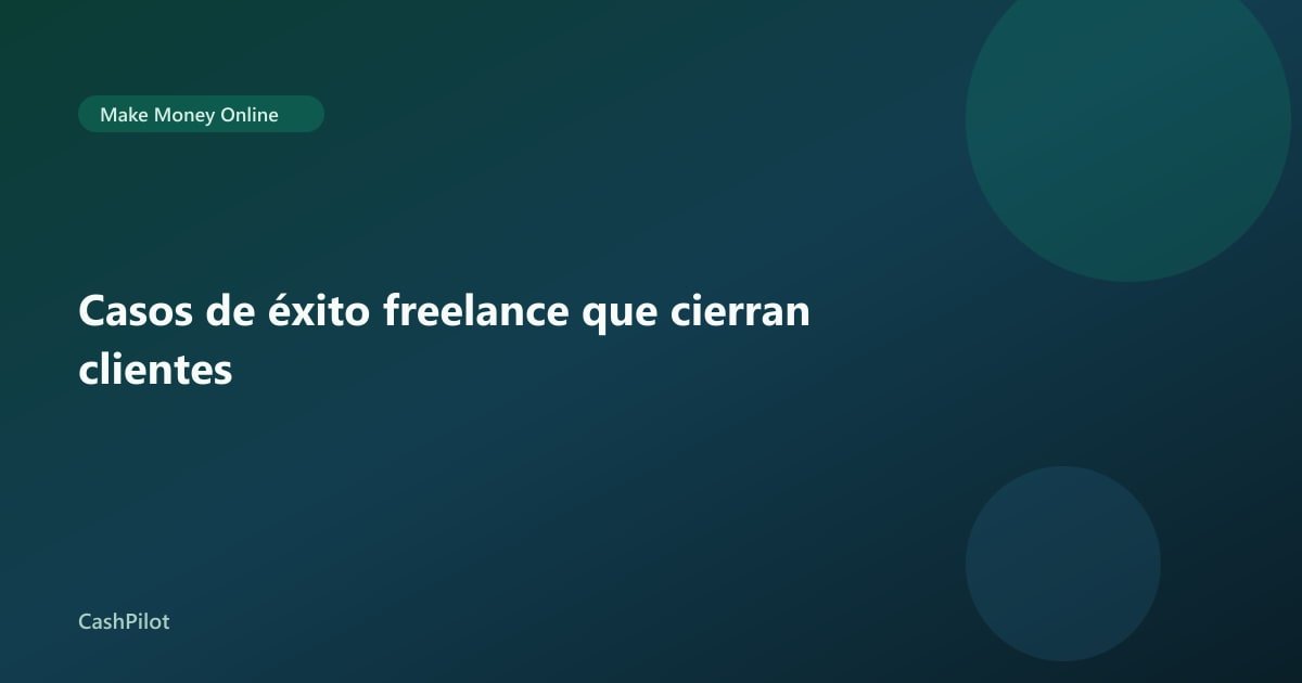 Casos de éxito freelance que cierran clientes